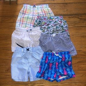 Lot of Boy's 4T Preppy Cat & Jack Swim Trunks